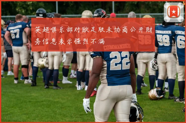 英超俱乐部对欧足联未协商公开财务信息表示强烈不满